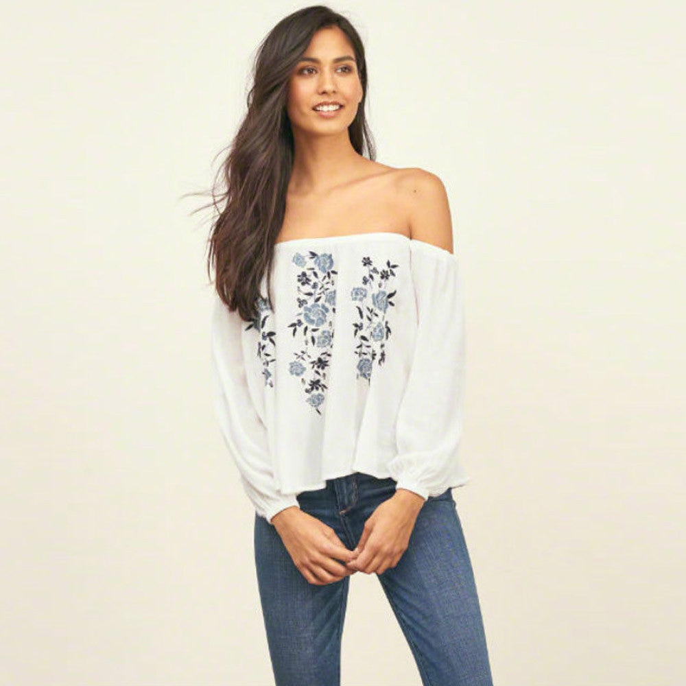 Blusa casual de estampado floral