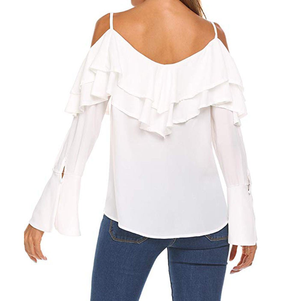 Blusa color sólido de tirantes