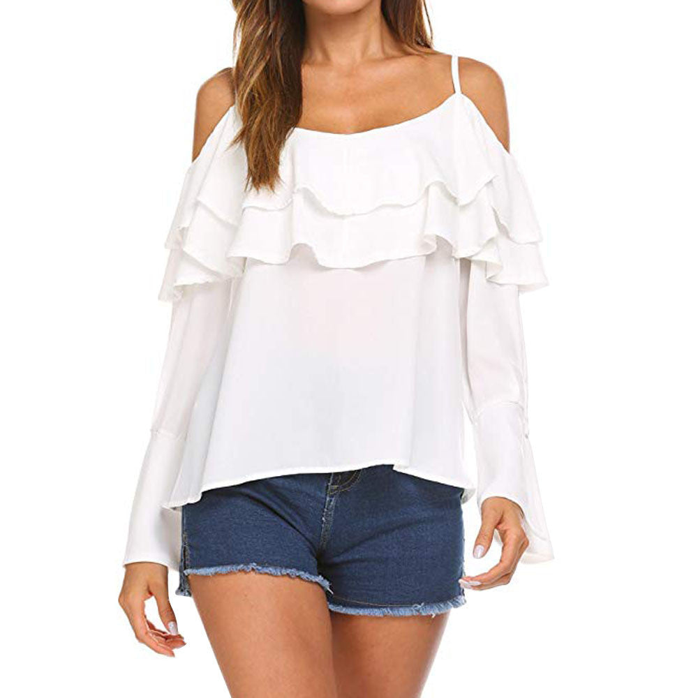 Blusa color sólido de tirantes