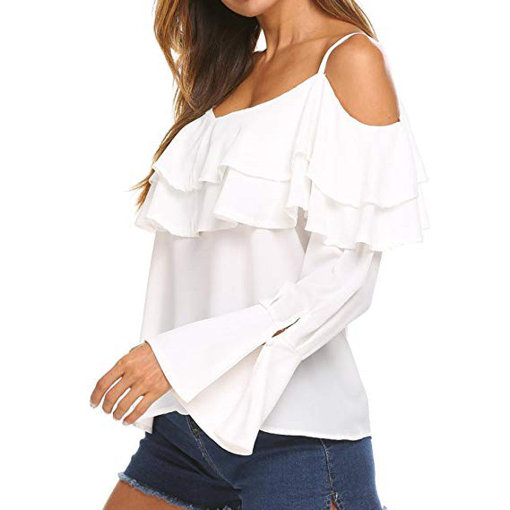 Blusa color sólido de tirantes