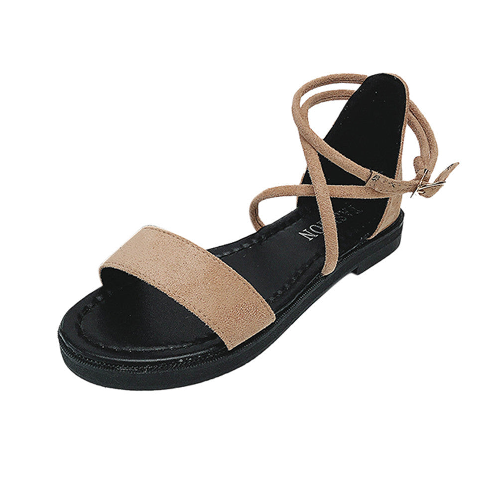 Preciosas sandalias cruzadas