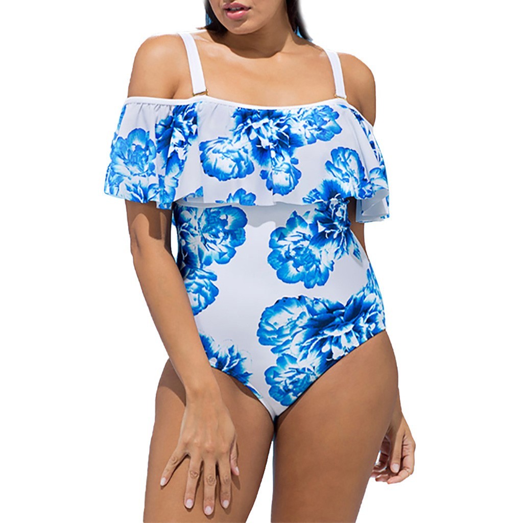 Hermoso traje de baño talla plus.