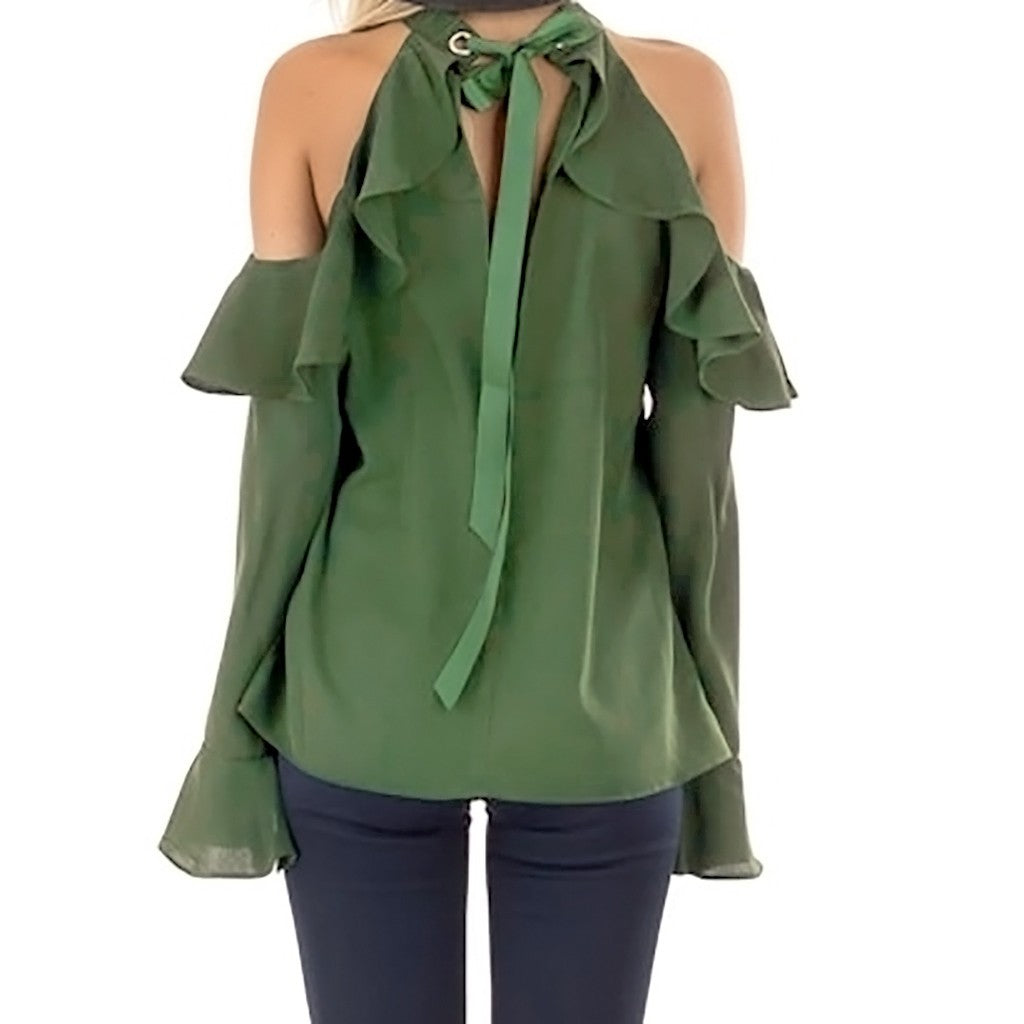 Linda blusa con volantes